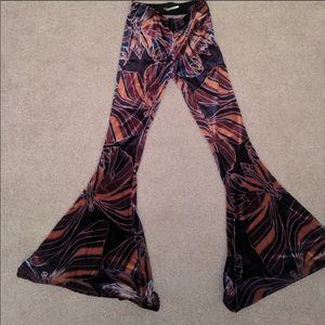 Free People Velvet Butterfly Pants